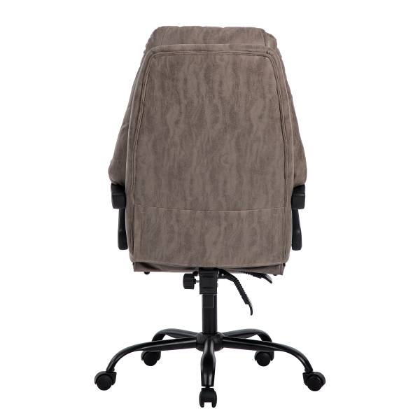 Bürodrehstuhl Edun - Antiklederlook - Grau - Image 11