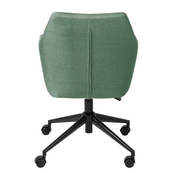 Bürodrehstuhl NICHOLAS - Webstoff Cors: Mintgrau - Schwarz - Image 5