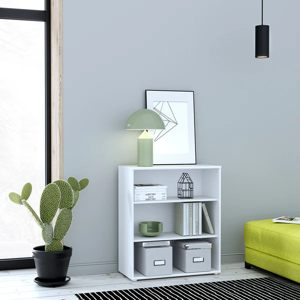 Büroregal Wisla - Weiß - 74 x 86 cm - Image 2
