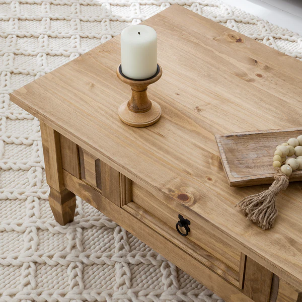Couchtisch Finca Rustica - Kiefer massiv - Kiefer Natur - Image 10