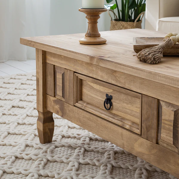 Couchtisch Finca Rustica - Kiefer massiv - Kiefer Natur - Image 13