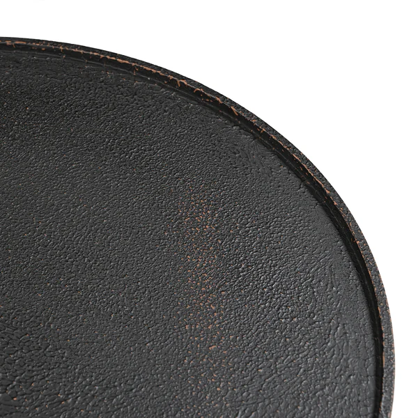 Couchtisch IKOMWA - Antik Schwarz / Schwarz - Durchmesser: 62 cm - Image 7