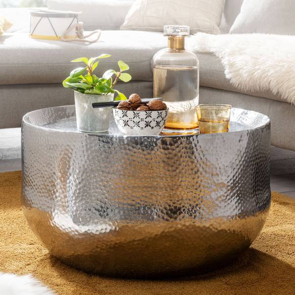 Couchtisch Luckow - Aluminium - Silber - Silber - Image 2