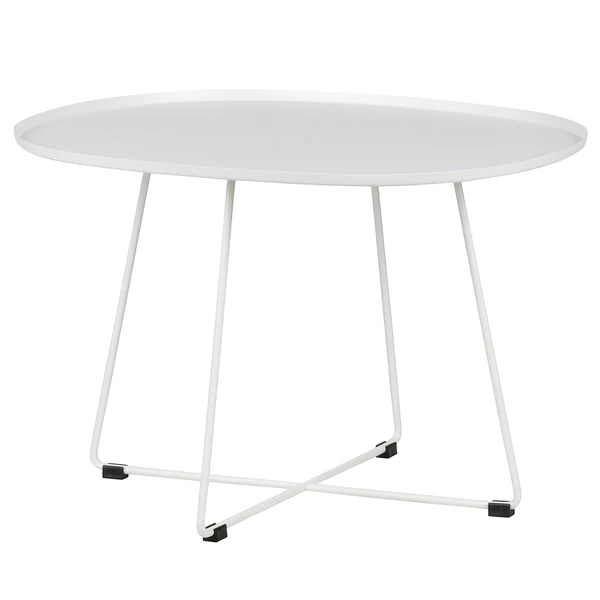 Couchtisch Reeth - Metall - Weiß