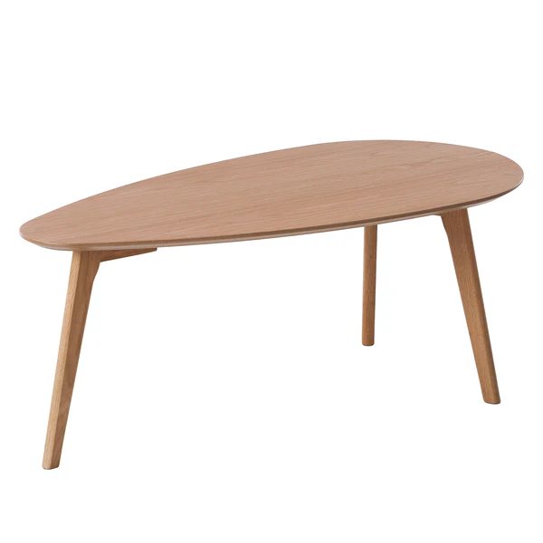 Couchtisch-Set Kazin (2er-Set) - Eiche teilmassiv - Image 4