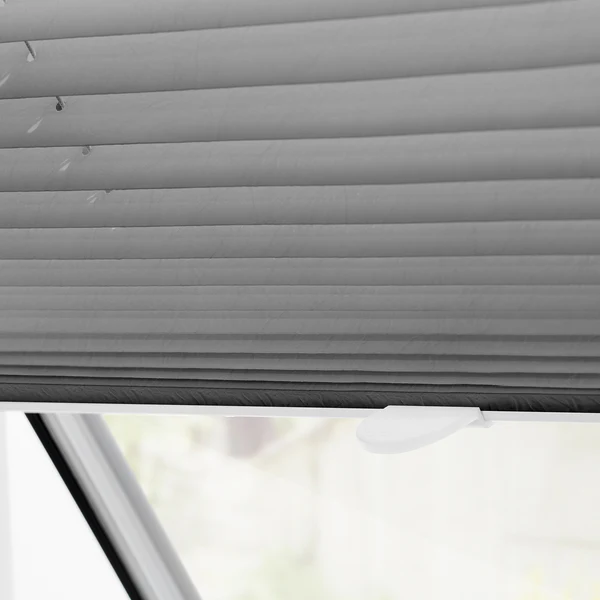Dachfenster Plissee Haftfix - Webstoff - Grau - 59 x 122 cm - Image 4