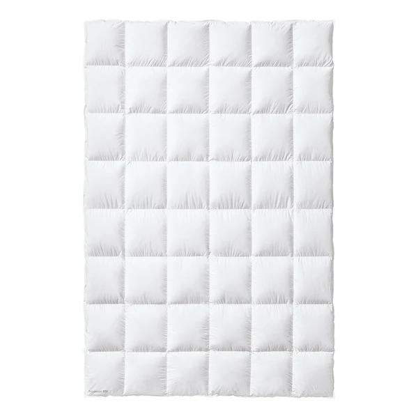 Daunenbettdecke Prinzessin 800 Medium - Baumwolle / Gänsedaune - Weiß - 140 x 200 cm