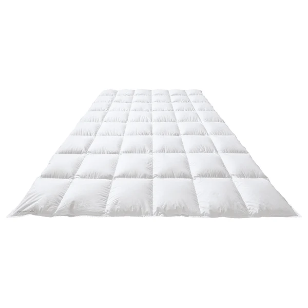 Daunenbettdecke Prinzessin 800 Medium - Baumwolle / Gänsedaune - Weiß - 140 x 200 cm - Image 3