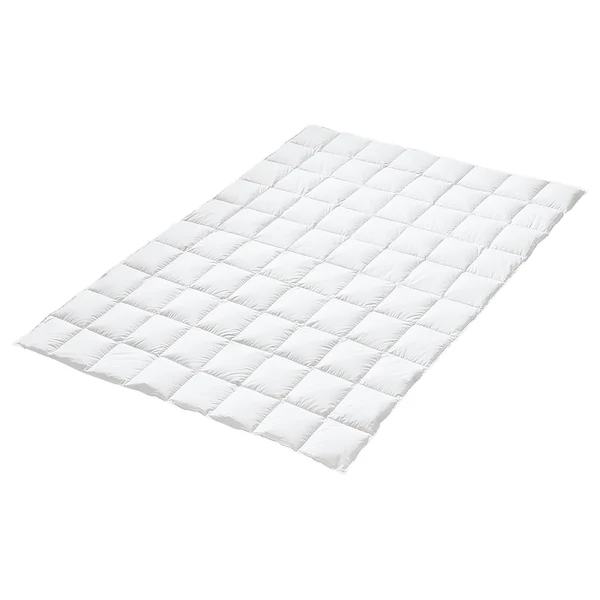 Daunenbettdecke Sleepwell Comfort 8x10 - Baumwolle / Daunen / Federn - Weiß - 135 x 200 cm - Image 2