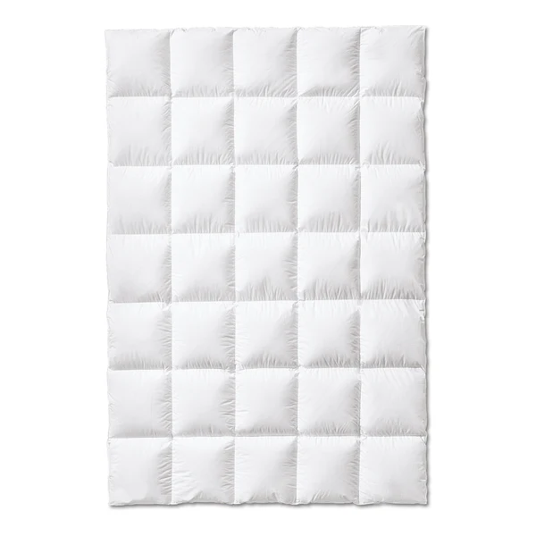 Daunenbettdecke Superior Warm - Baumwolle / Daunen - Weiß - 135 x 200 cm
