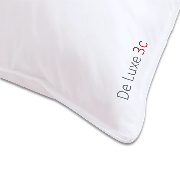 Daunenkissen DeLuxe 3C - Federn / Daunen / Baumwolle - Weiß - 50 x 90 cm - Image 3