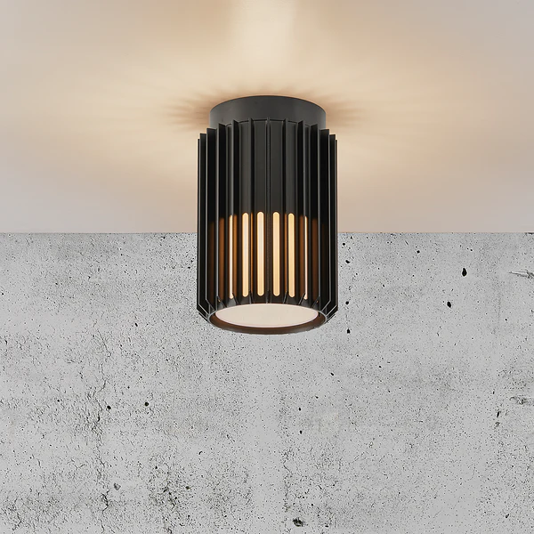 Deckenleuchte Aludra - Aluminium - 1-flammig - Schwarz - Schwarz - Image 2