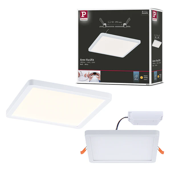 Deckenleuchte Areo - Kunststoff - Weiß - 1-flammig - 18 x 2.6 cm - Warmweiß - Image 6