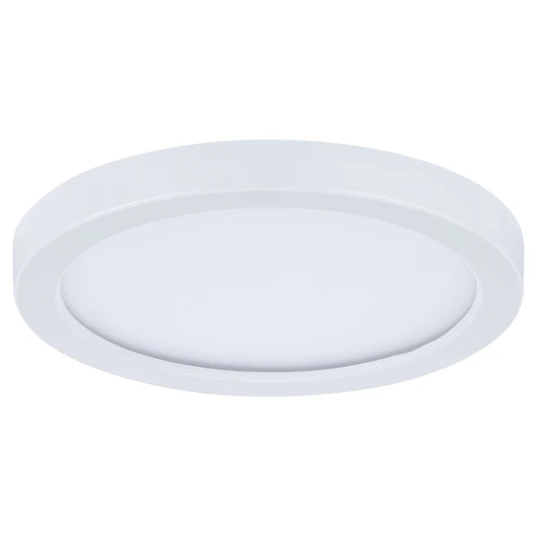 Deckenleuchte Areo Rund - Kunststoff - 1-flammig - Weiß - Durchmesser: 12 cm - Warmweiß - Universalweiß - Image 3