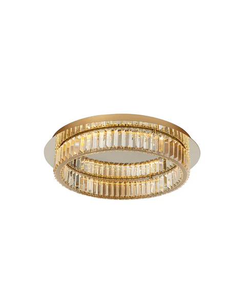 Deckenleuchte Aurelia Typ B - Aluminium - 1-flammig - Gold - Durchmesser: 50 cm - Image 3