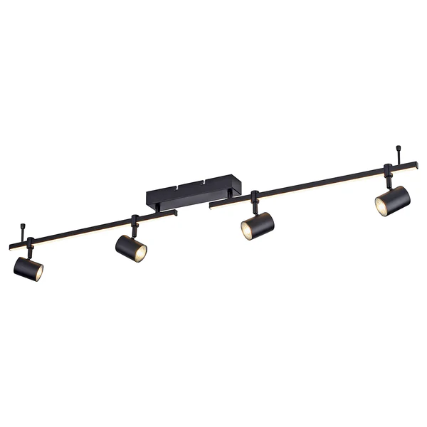 Deckenleuchte Barik - Eisen, Aluminium / Polycarbonat - 5-flammig - Flammenanzahl: 5 - Image 3