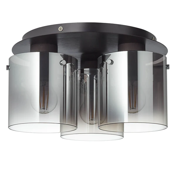 Deckenleuchte Beth - Spiegelglas / Aluminium - 3-flammig - Image 3