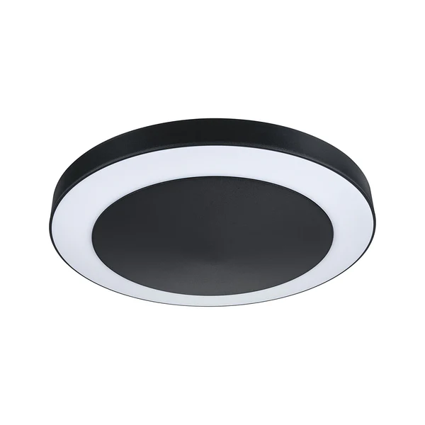 Deckenleuchte Circula - Polycarbonat - Anthrazit - 1-flammig - Anthrazit - Image 2