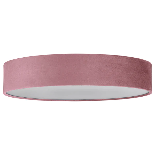Deckenleuchte Drum - Samt - Altrosa - Durchmesser: 50 cm - Image 2