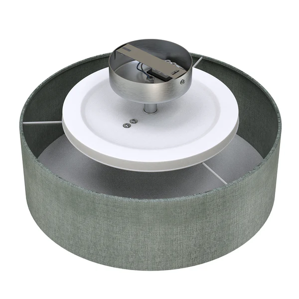 Deckenleuchte Fabric - Mischgewebe / Aluminium - 1-flammig - Image 3