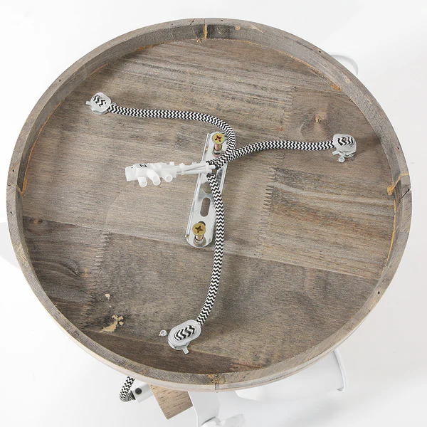 Deckenleuchte Gearwood VI - Aluminium / Eiche massiv - 3-flammig - Image 9