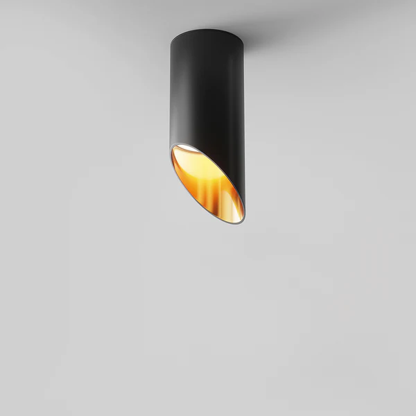 Deckenleuchte Lipari - Aluminium - 1-flammig - Schwarz - Image 4