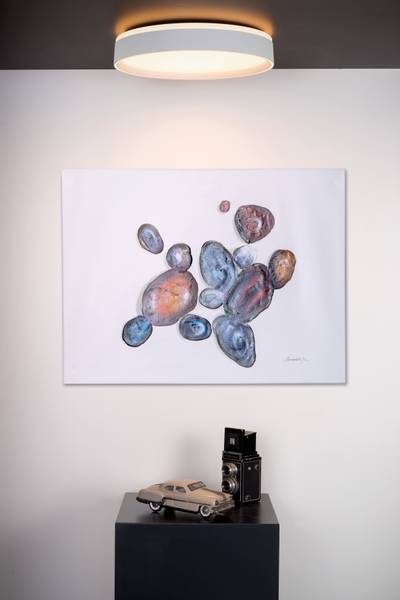 Deckenleuchte Nuria - Acrylglas - Weiß - Durchmesser: 40 cm - Image 2