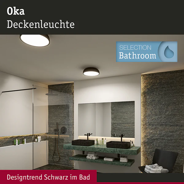 Deckenleuchte Oka - Acrylglas - 1-flammig - Schwarz - Image 10