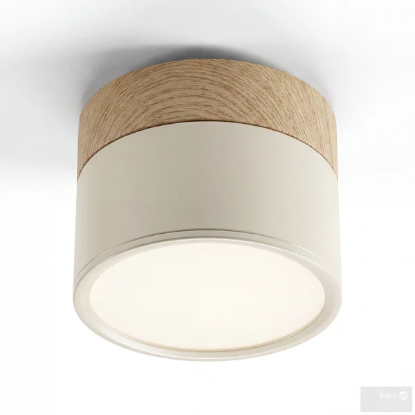 Deckenleuchte Punto - Eisen - 1-flammig - Beige - Image 5