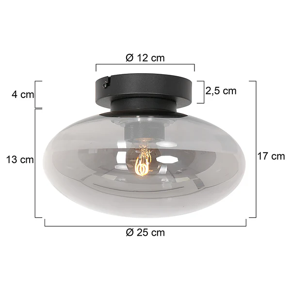 Deckenleuchte Reflexion - Aluminium - 1-flammig - Durchmesser: 25 cm - Image 9