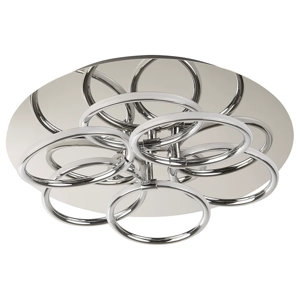 Deckenleuchte Ring - Edelstahl - Silber - Image 2