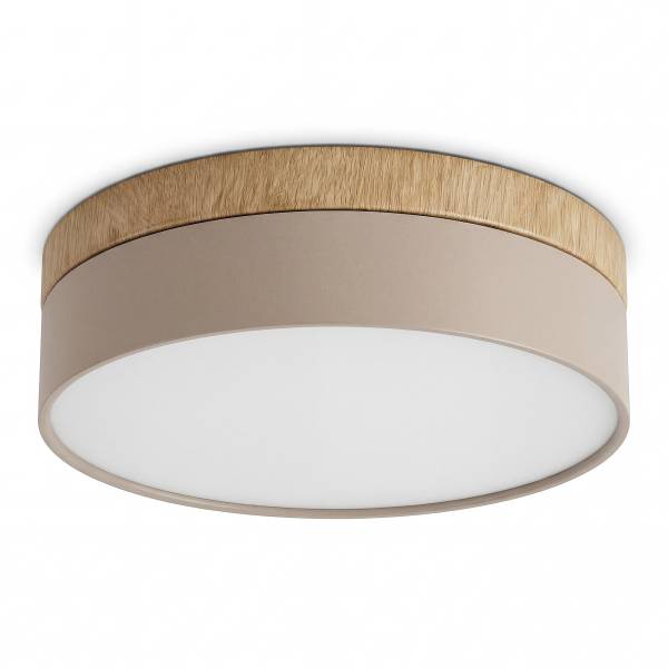 Deckenleuchte Teneo - Eisen - 1-flammig - Beige - Image 4