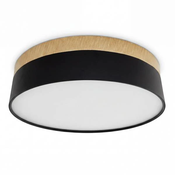 Deckenleuchte Teneo - Eisen - 1-flammig - Schwarz - Image 4
