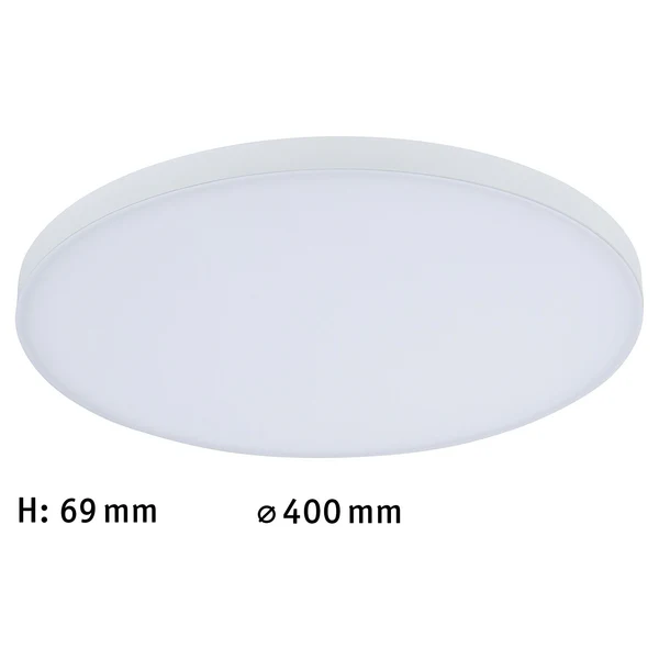 Deckenleuchte Velora RGB - Aluminium - Weiß - 1-flammig - Durchmesser: 40 cm - Image 14