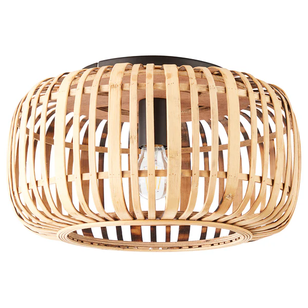 Deckenleuchte Woodrow - Rattan / Eisen - 1-flammig - Image 2