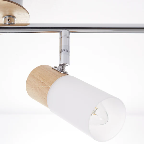 Deckenstrahler Babsan I - Kunststoff / Gummibaum massiv - Flammenanzahl: 4 - Image 11