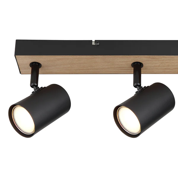 Deckenstrahler Robby - Eisen - Beige / Schwarz - Flammenanzahl: 3 - Image 6