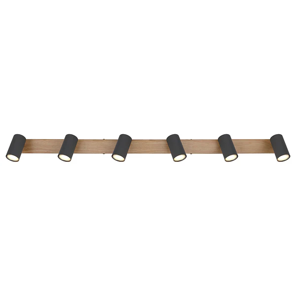 Deckenstrahler Robby - Eisen / Messing - Beige / Taupe - Flammenanzahl: 6 - Image 5