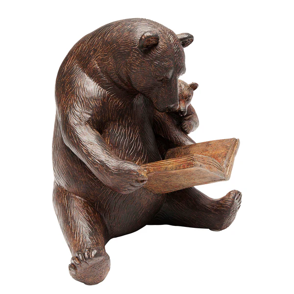 Deko Objekt Reading Bears - Braun - Stein - Image 6