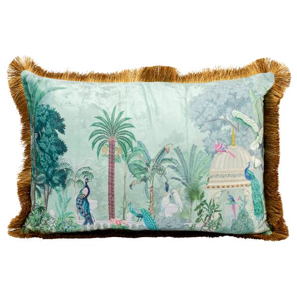 Dekokissen Jungle Tempel - Polyester - Multicolor