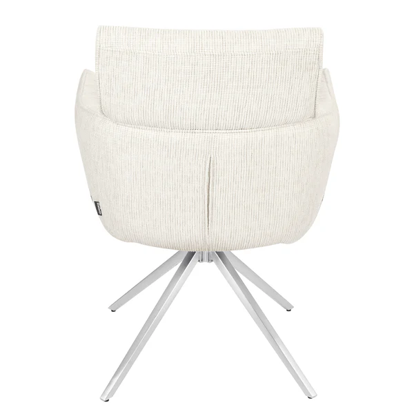 Drehbarer Armlehnenstuhl IMMAH 2er-Set - Beige - Image 6