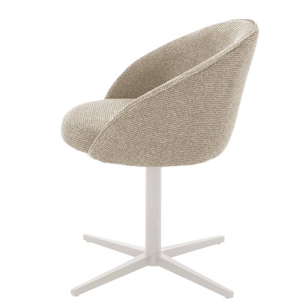 Drehbarer Armlehnenstuhl LECHER 2er-Set - Beige - Image 5