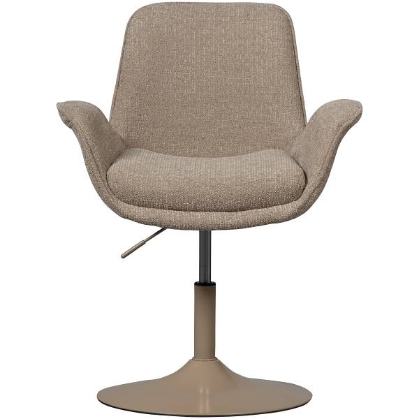 Drehbarer Armlehnenstuhl Marten Typ A - Beige - Chenille - Eisen - 70 x 90 x 66 cm - Image 10