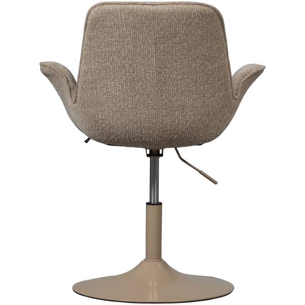 Drehbarer Armlehnenstuhl Marten Typ A - Beige - Chenille - Eisen - 70 x 90 x 66 cm - Image 14