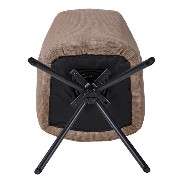 Drehbarer Armlehnenstuhl Stellar - Cappuccino - Image 17