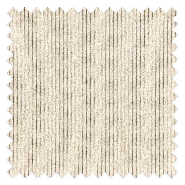 Drehbarer Armlehnenstuhl Tasera - Cord / Metall - Beige - Weiß - Image 13