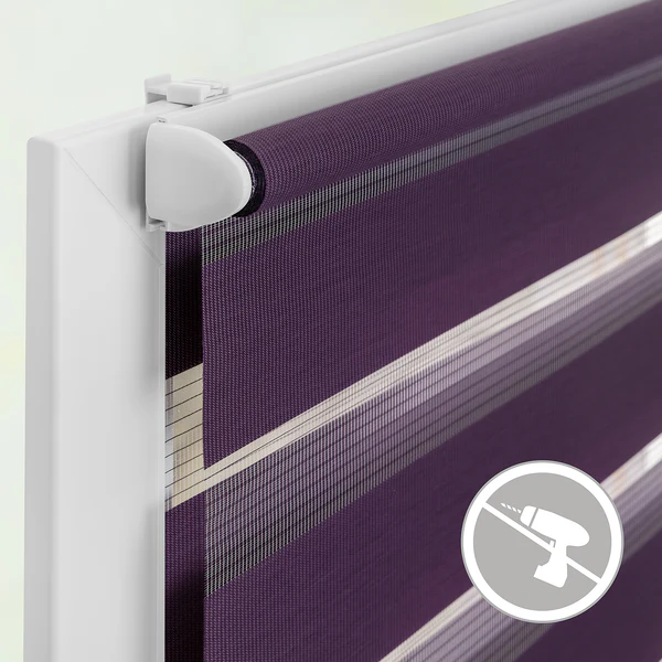 Duo-Rollo Klemmfix II - Polyester - Brombeere - 70 x 150 cm - Image 7