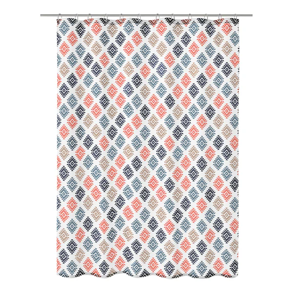 Duschvorhang Breeze - Polyester - Mehrfarbig