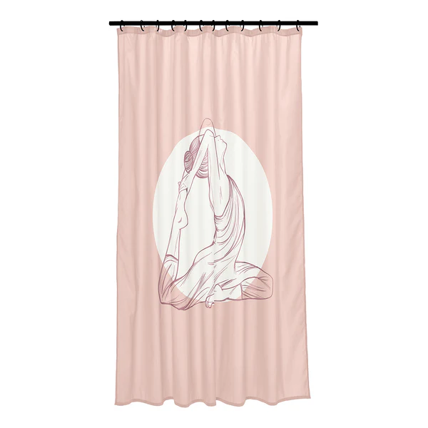 Duschvorhang Indra - Polyester - Beere