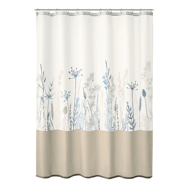 Duschvorhang Savannah - Polyester - Creme / Beige